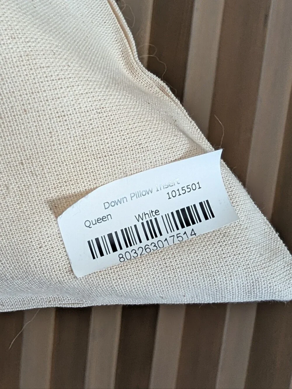 nwt $228 COYUCHI queen down pillow
